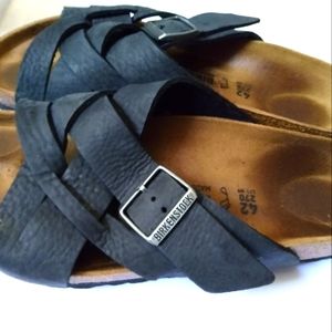 Birkenstock size 9 or 42 deep grey worn once